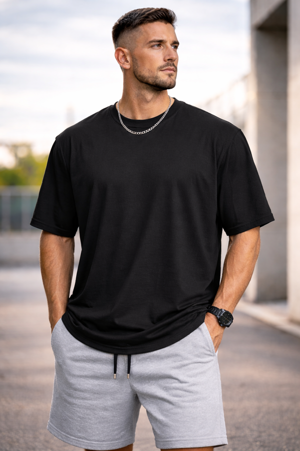 Camiseta Oversized Masculina Algodão Premium | Conforto e Estilo RT