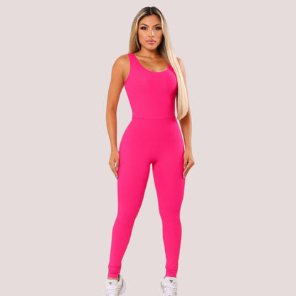 Macacão Longo Feminino Fitness Academia