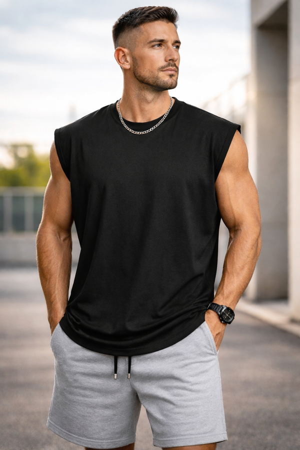 Regata Oversized Masculina de Algodão – Conforto, Estilo e Liberdade de Movimento