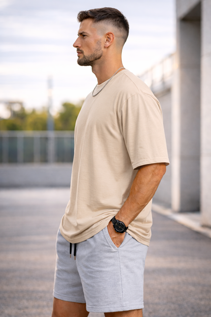 Camiseta Oversized Masculina Algodão Premium | Conforto e Estilo RT