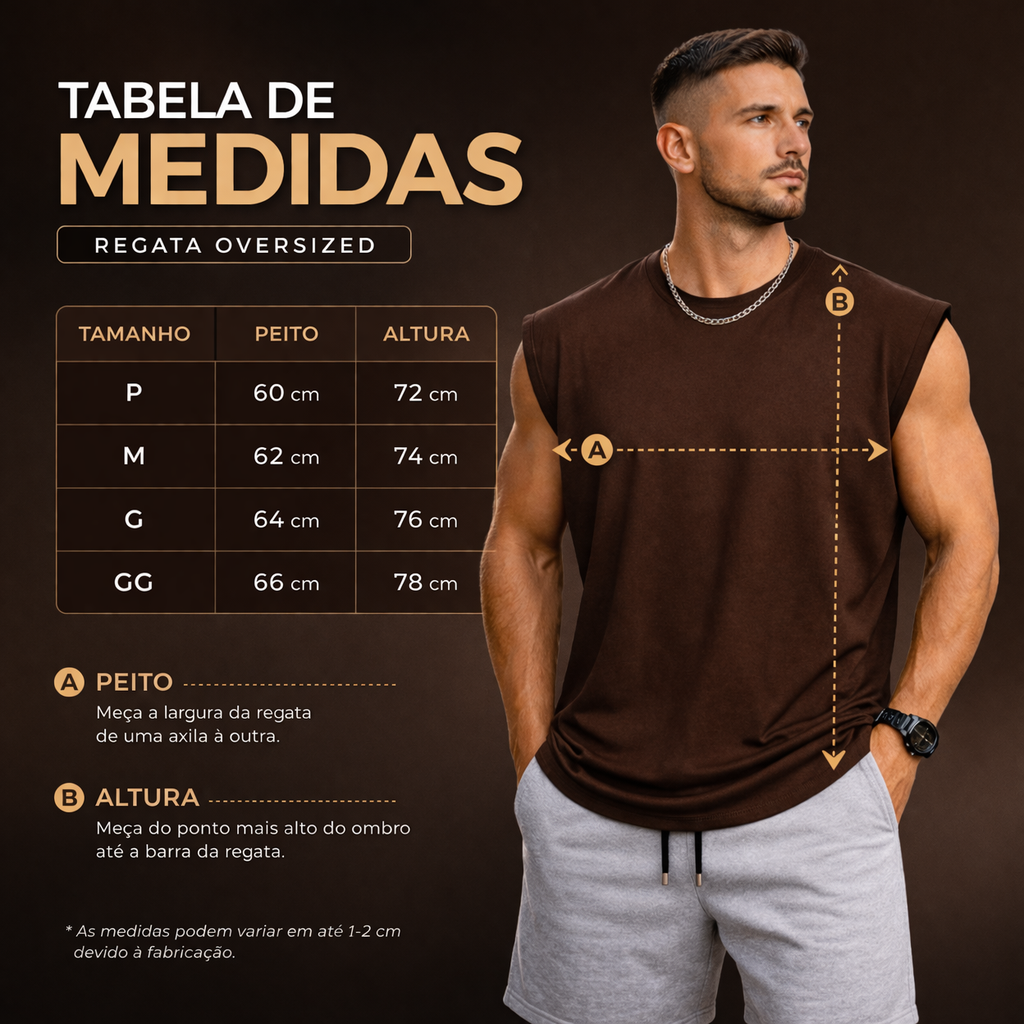 Regata Oversized Masculina de Algodão – Conforto, Estilo e Liberdade de Movimento