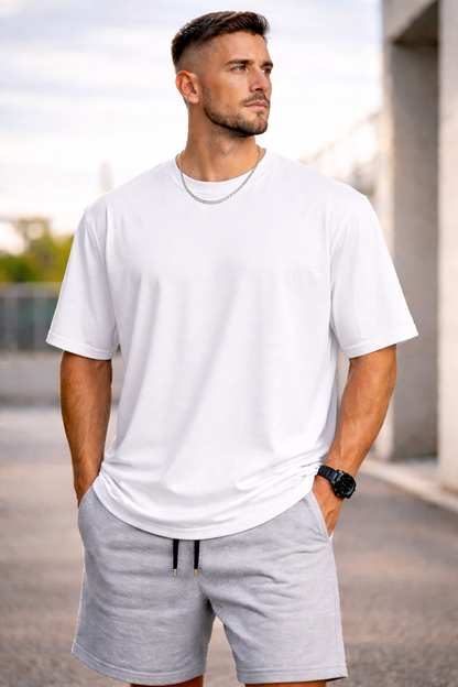 Camiseta Oversized Masculina Algodão Premium | Conforto e Estilo RT