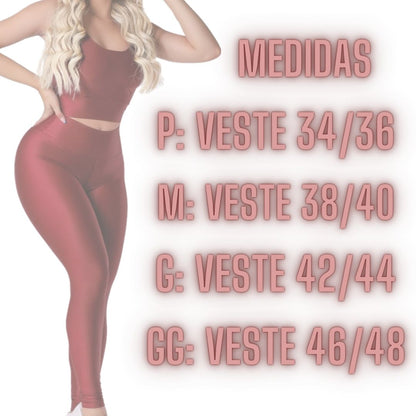Calça Legging Feminina Suplex Cintura Alta Academia