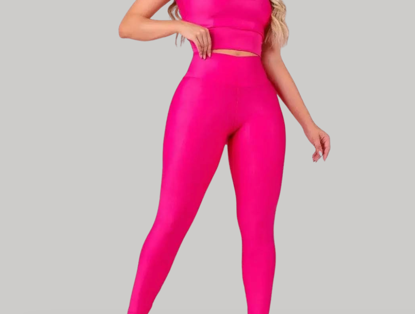 Calça Legging Feminina Suplex Cintura Alta Academia