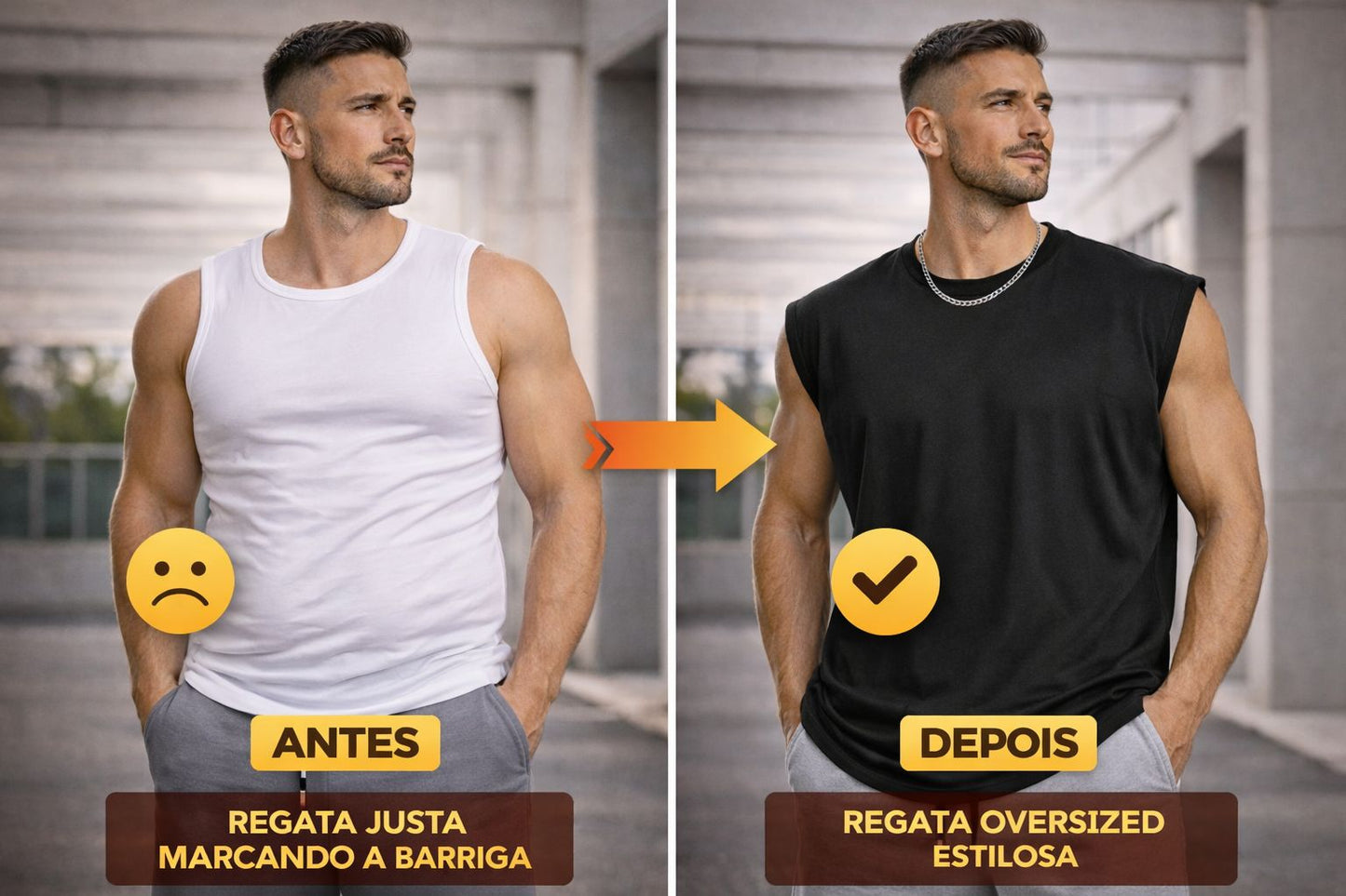 Regata Oversized Masculina de Algodão – Conforto, Estilo e Liberdade de Movimento